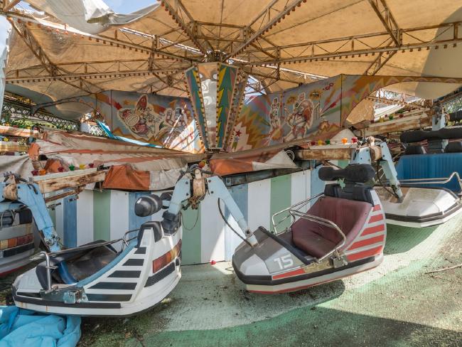 These rides haven’t seen visitors since 2006. Picture: Romain Veillon