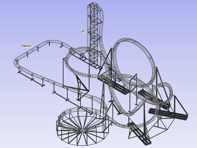 Image result for Krater roller coaster