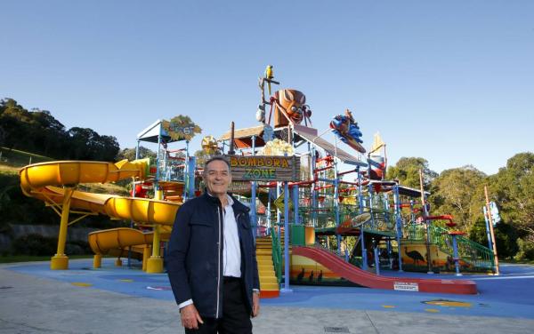 Looking forward: Jim Eddy looks back in 40 years at Jamberoo Action Park and plans forward for more major investments in new attractions over the next 10 to 15 years. Picture: Anna Warr.