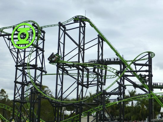 Image result for green lantern coaster