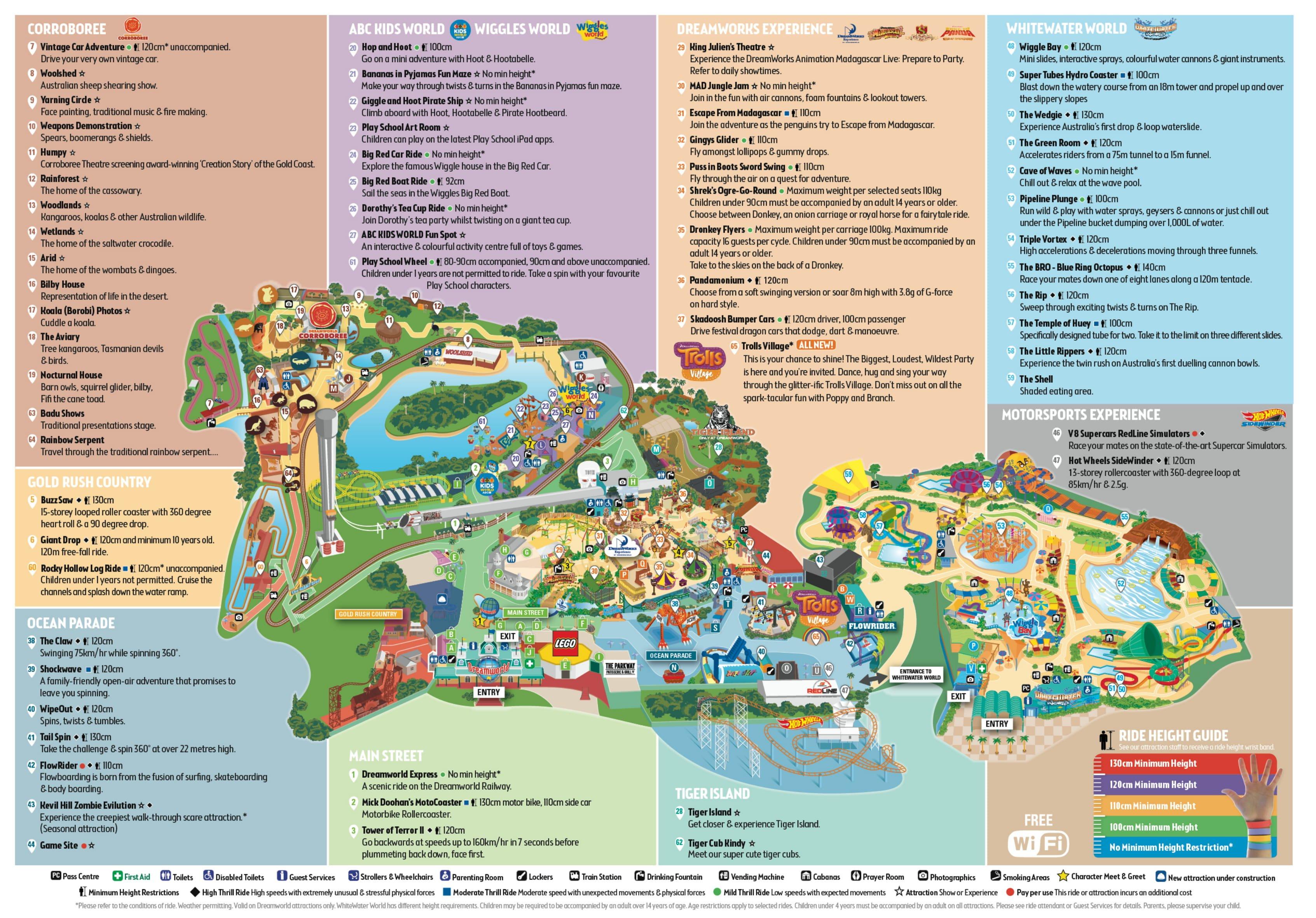 Dreamworld Updated Park Map - 2023 - Page 4 - Theme Park Discussion ...