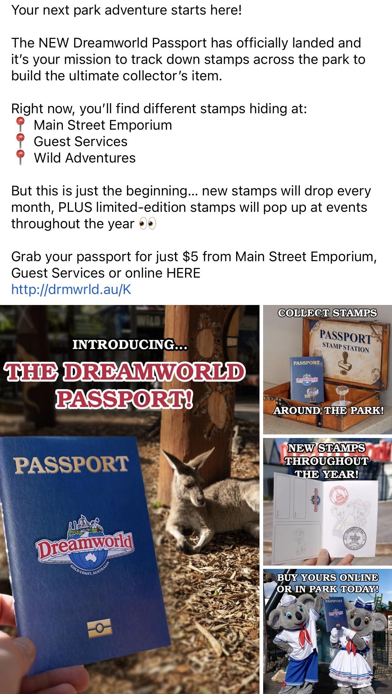 Dreamworld Passport